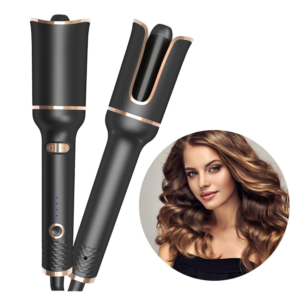 Black Automatic Spiral Curling Iron