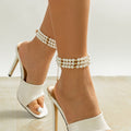 Beaded Pearl Anklet