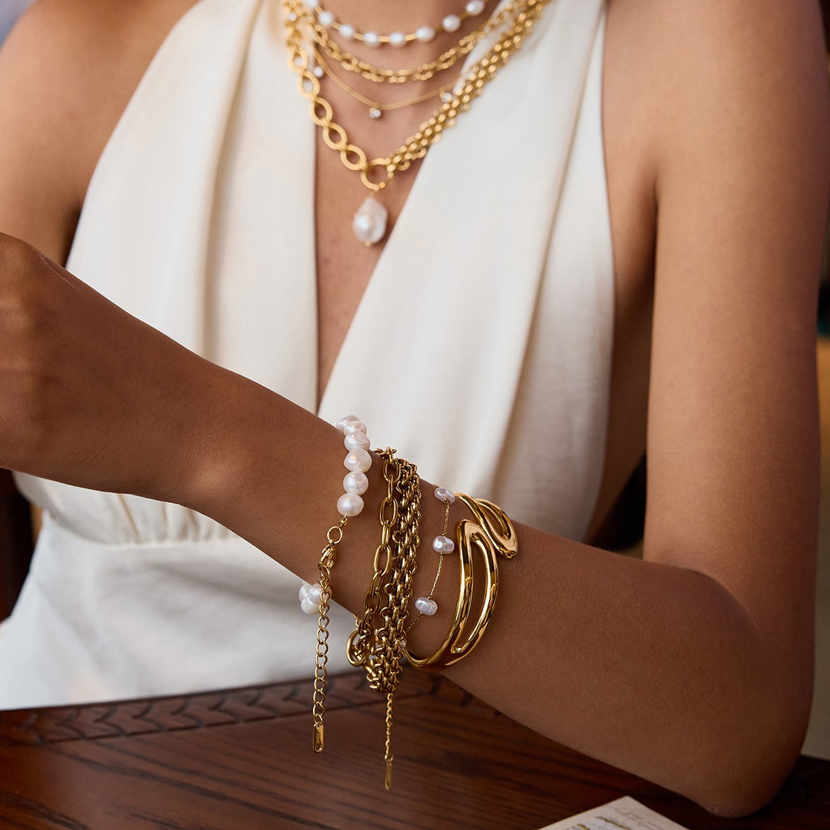 Pearl Link Bracelet