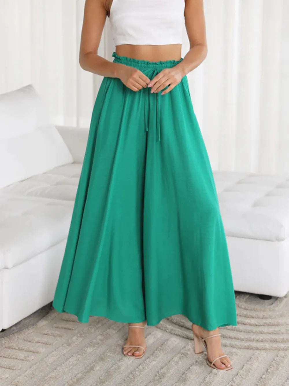 Wide Leg Pants with Pockets