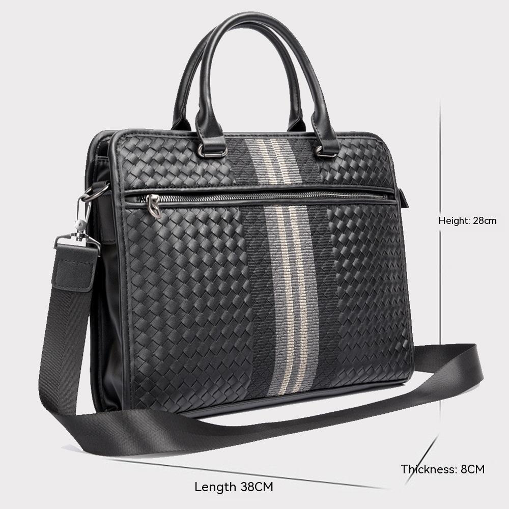 Men's Shoulder Crossbody Briefcase