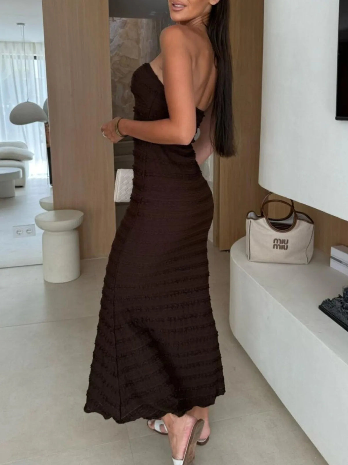 Sweetheart Neck Tube Maxi Dress