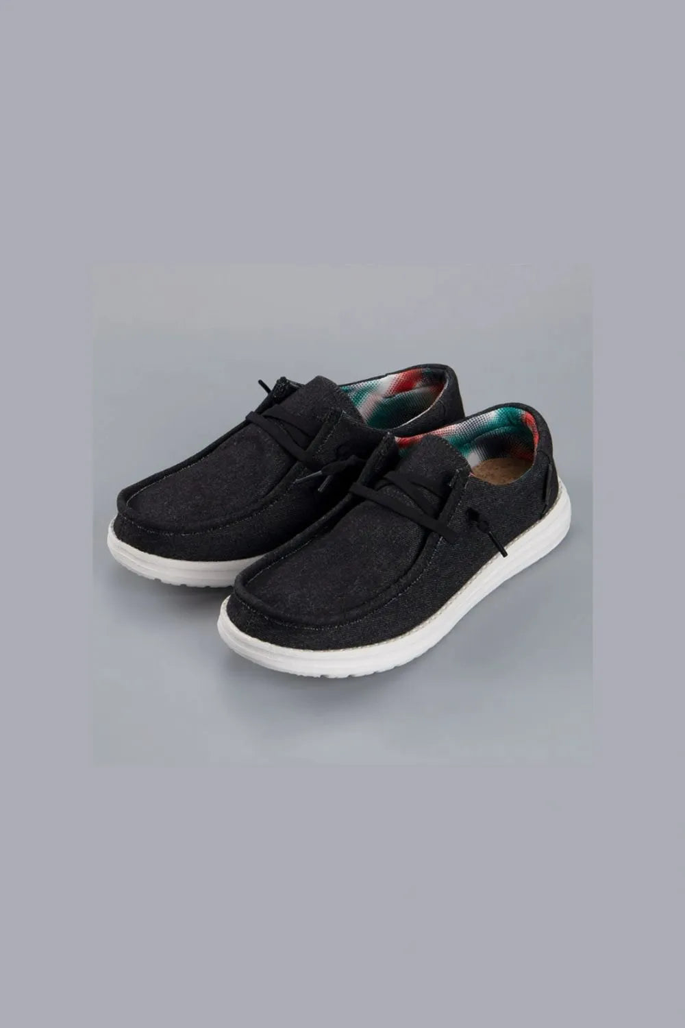 Round Toe Canvas Sneakers