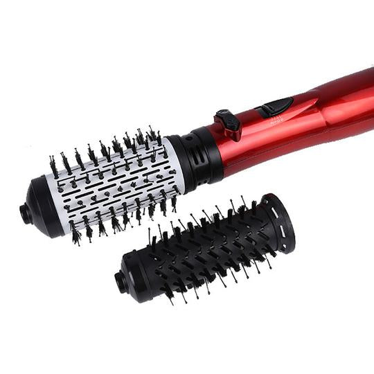 2 in 1 Rotating Curling Iron Brush Constant Temperature Hot Air Comb Automatic Hair Comb Rotating Curling Iron Brush