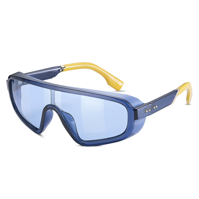 New Steampunk All Inclusive Wind proof Sunglasses Women's One piece Protection FF Sunglasses Fashion
