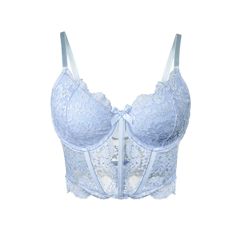 Hollow corset vest lace see through new spicy girl camisole top