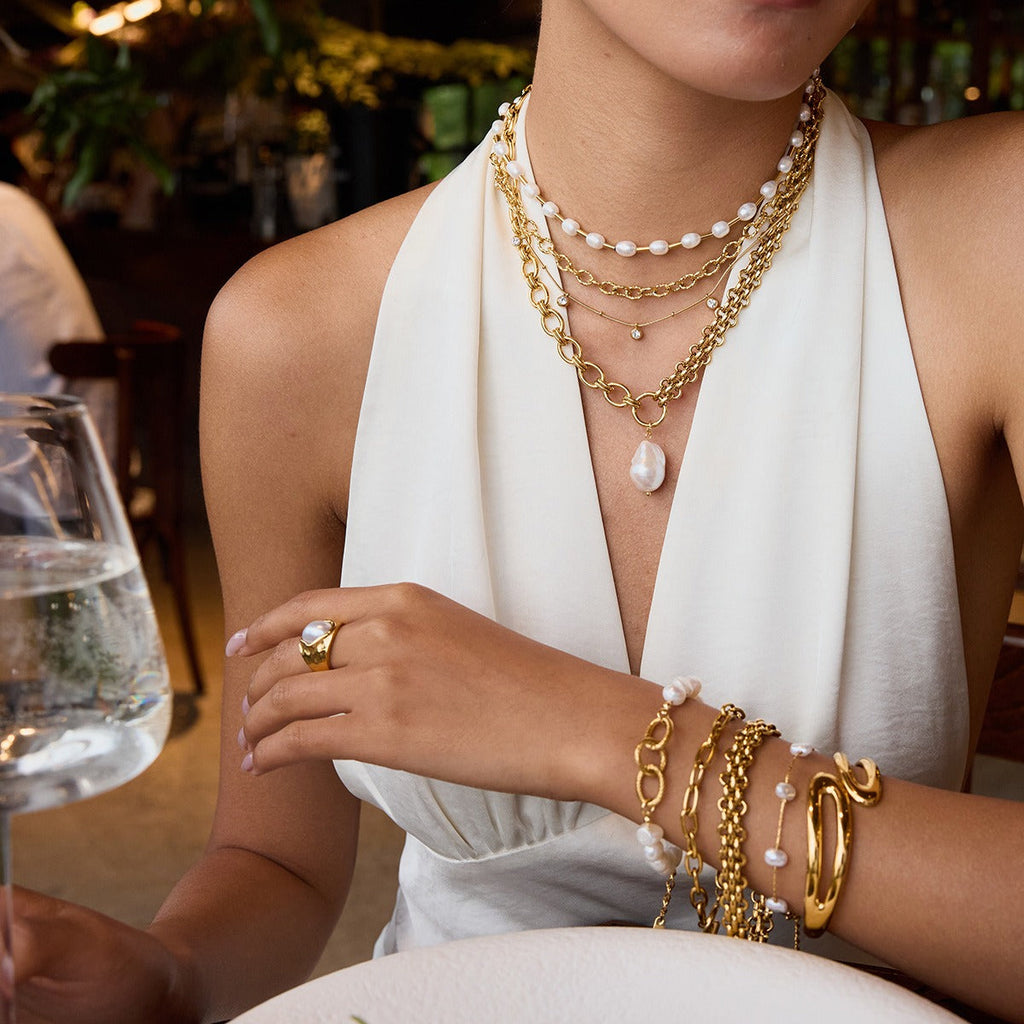 Pearl Link Bracelet