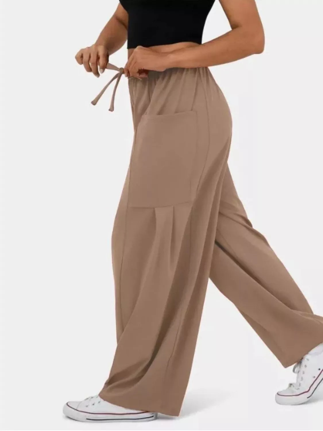 Relaxed Fit Drawstring Pants