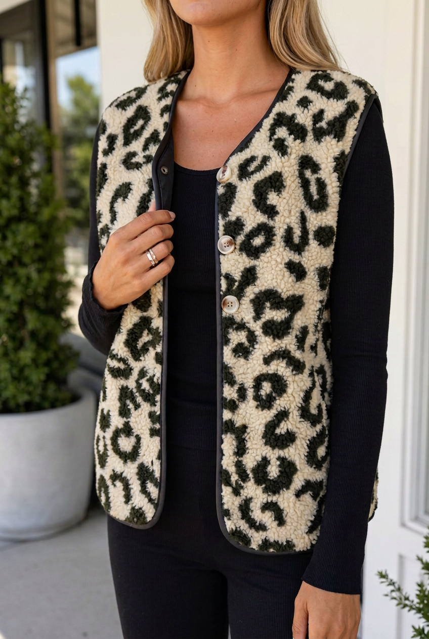Blakely Sherpa Vest Coat