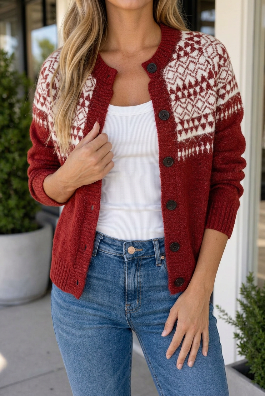 Elliot Long Sleeve Knitwear Cardigan
