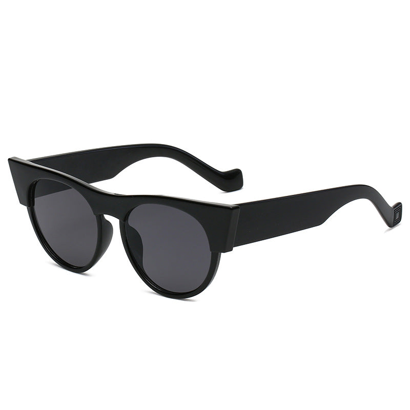 Fashion Round Cat Eye Sunglasses Female Ins Style Net Red Street Shooting Sunglasses Male Trend Sunglasses