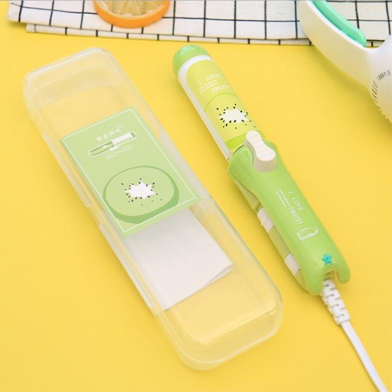 Mini Hair Straightener Small Ceramic Hair Curling Iron Creative Fruit portable Girls Electric Hair Straightening Iron Tools