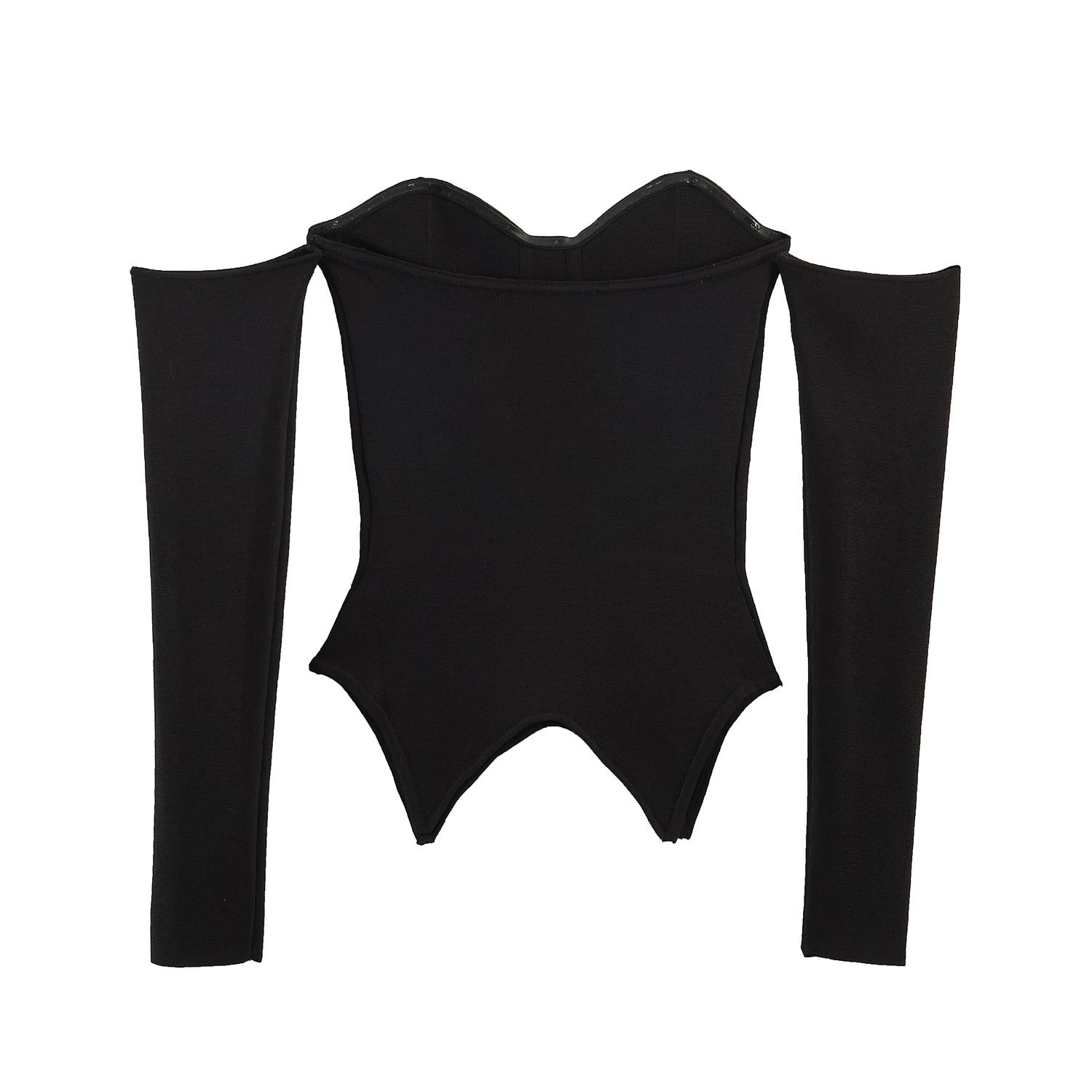 Hot girl corset style knitted top