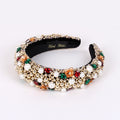 Beaded Hair Hoop Female Baroque Sponge Hair Hoop Hair Accessories New Headwear Head Hoop