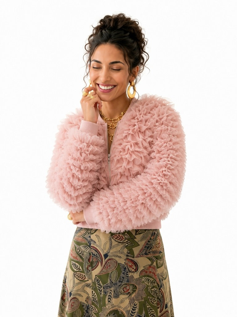 Radiant Layered Mesh Jacket