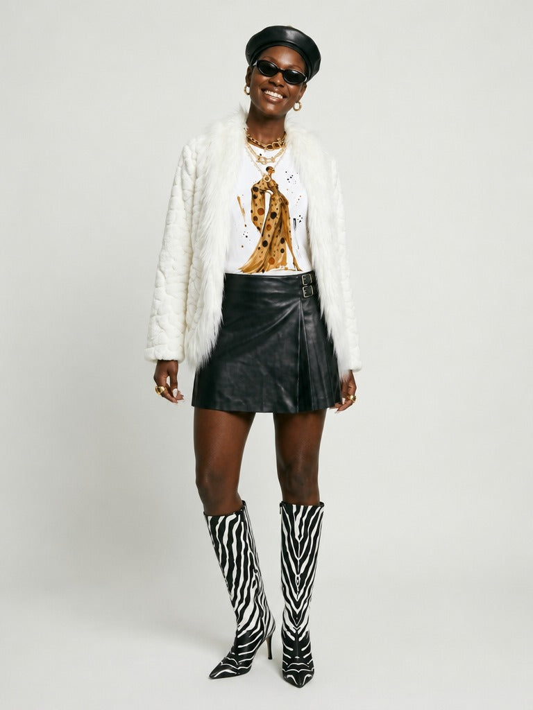 Radiant Faux Fur Shaggy Jacket