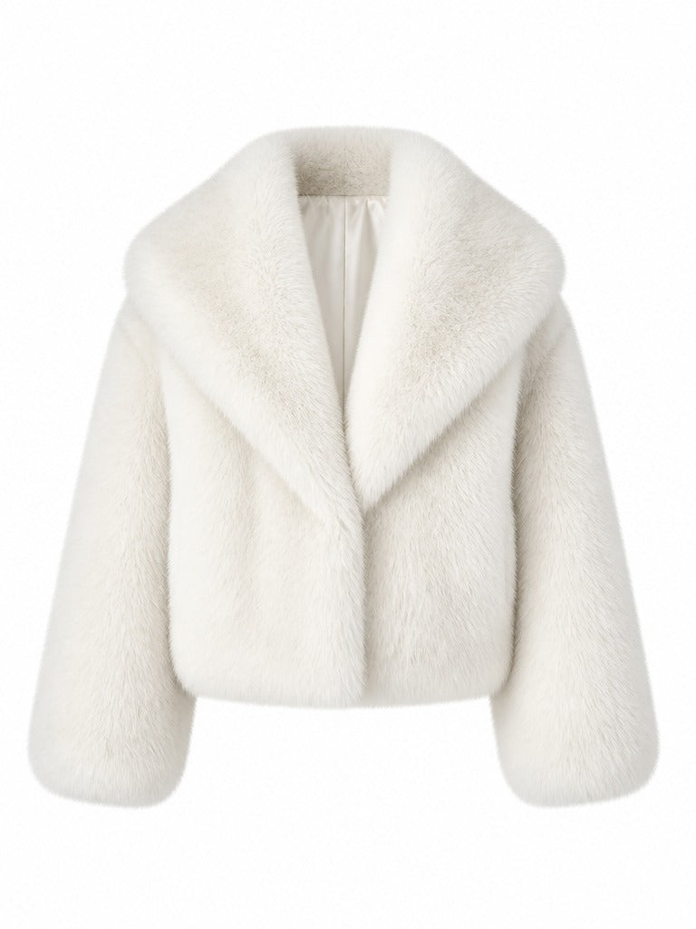 Audacious Faux Fur Short Jacket