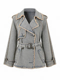 Adventurous Ripped Denim Jacket
