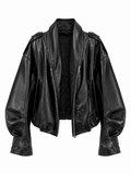 Audacious Loose Leather Jacket