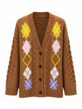 Unique Embroidered Knit Cardigan