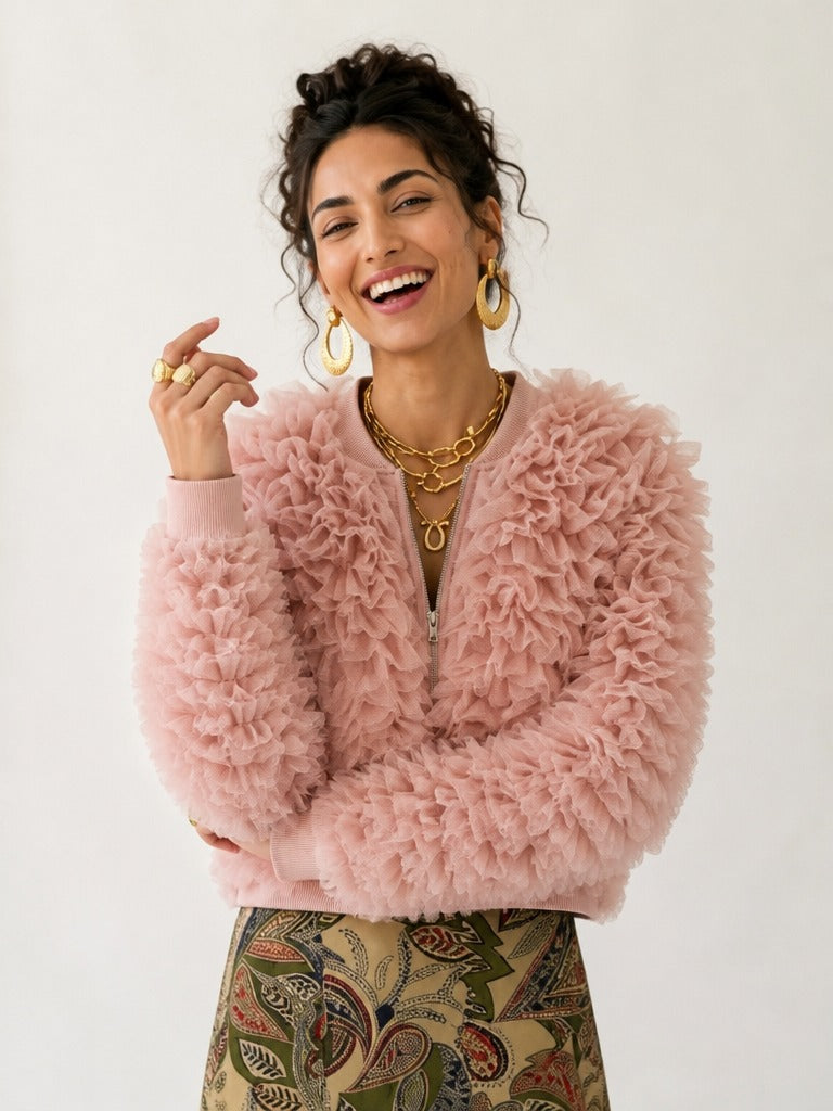 Radiant Layered Mesh Jacket