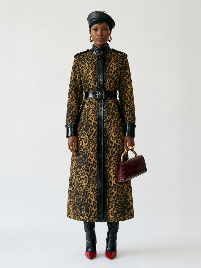 Fierce Leopard Patchwork Jacket