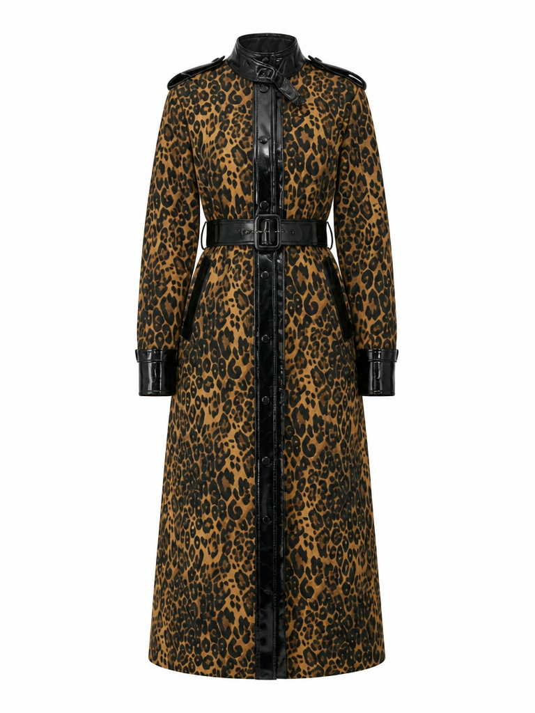 Fierce Leopard Patchwork Jacket