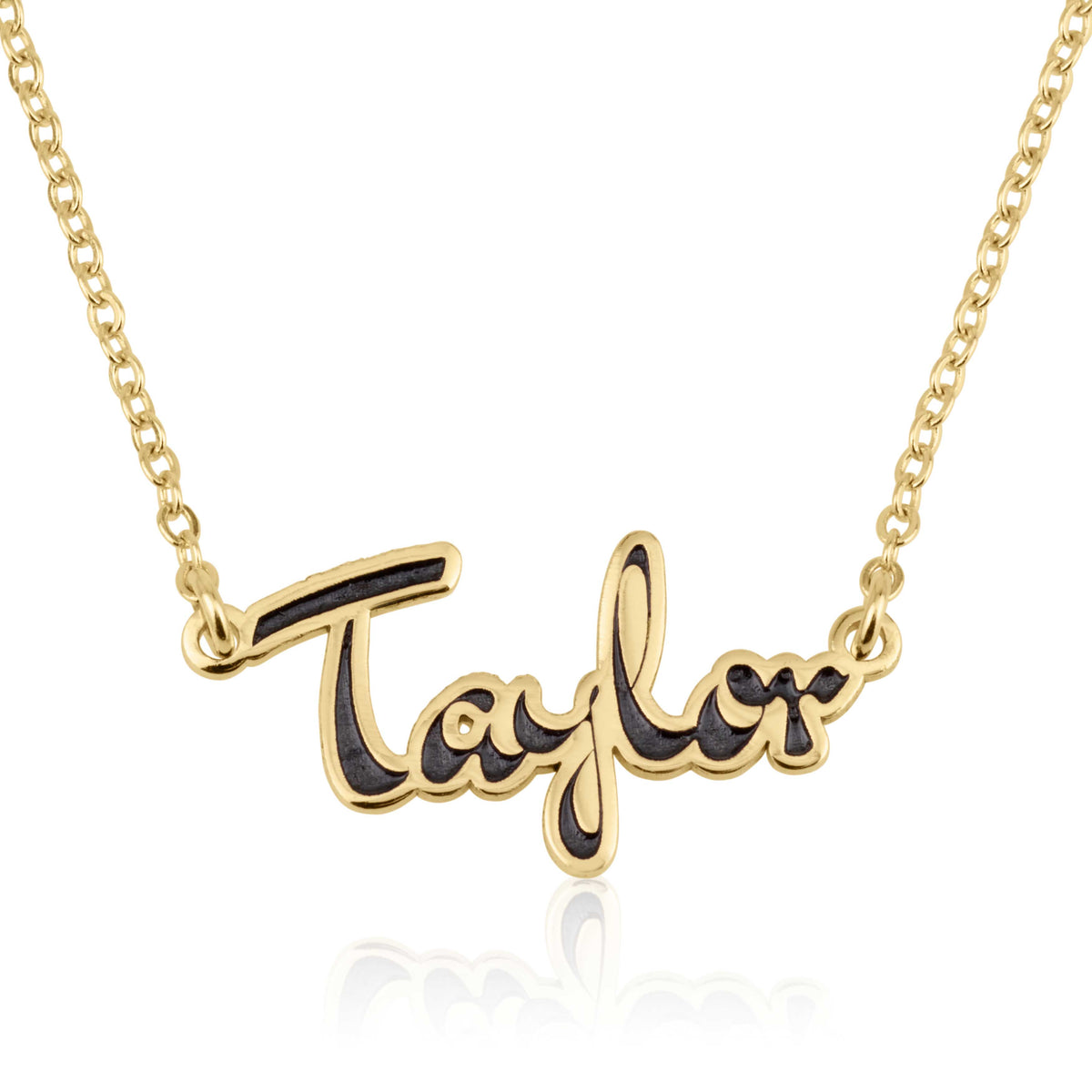 Custom Colorful Name Plate Necklace