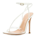 Fashion Sandals With Cross Straps and Thin Heels For Womens Sandals