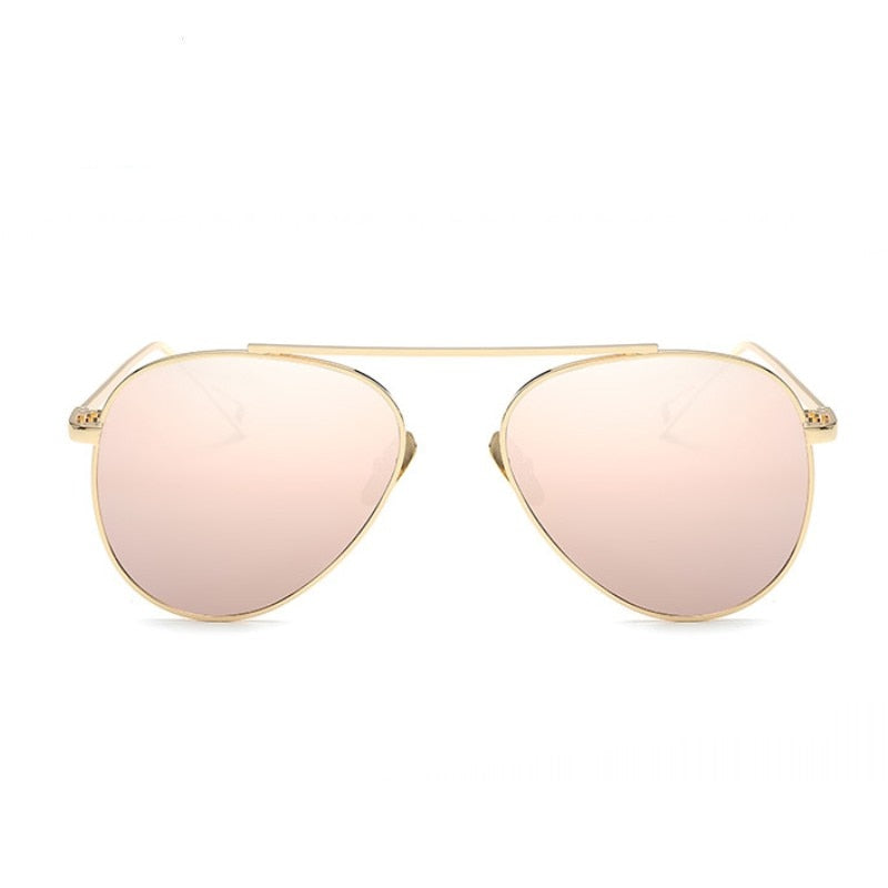 Fashion Female Politie Sunglasses Women GG Pink Mirror Shades Sun Glasses