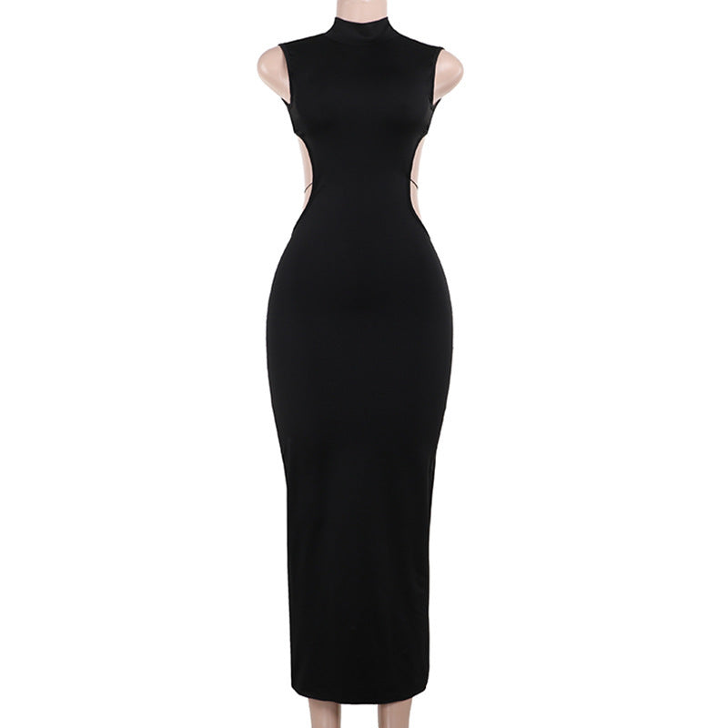 Bareback sexy bow dress for women