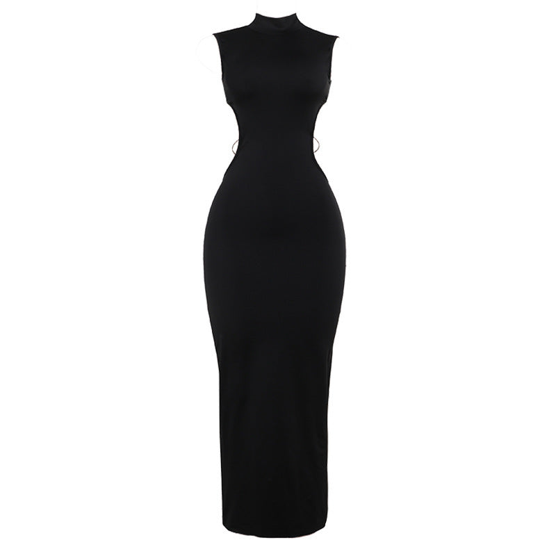 Bareback sexy bow dress for women