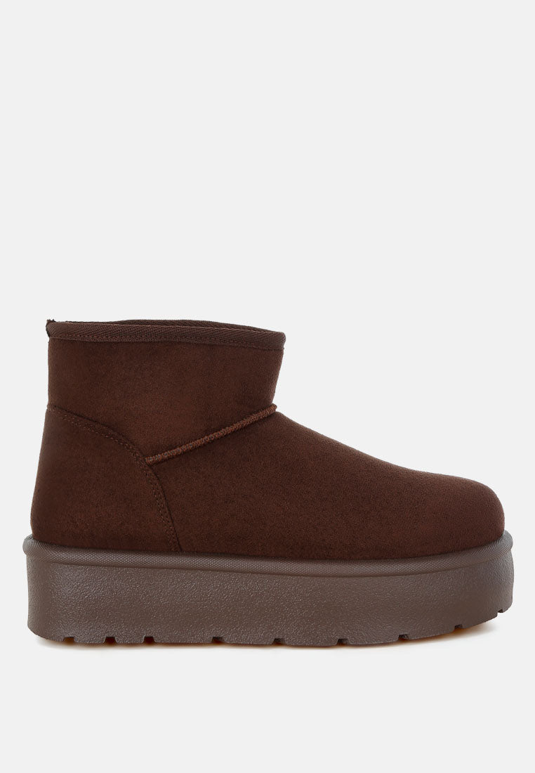 Derta Soft Microfiber Snow Boots