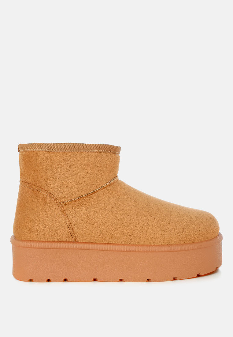 Derta Soft Microfiber Snow Boots