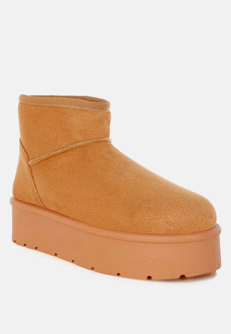Derta Soft Microfiber Snow Boots
