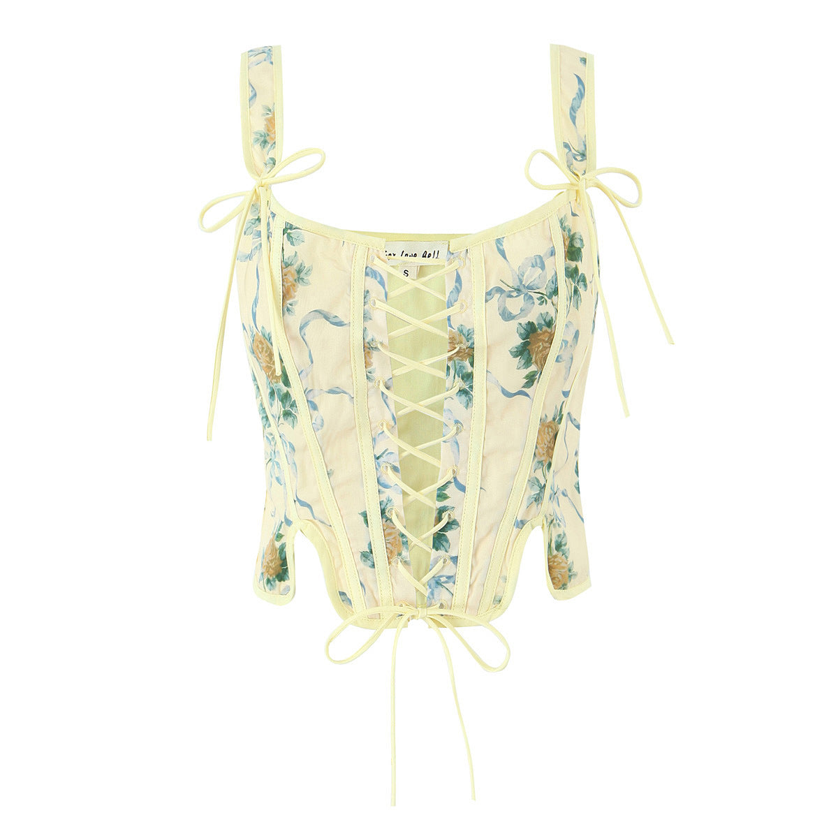 Can be worn backwards with a waist cinching corset and short top