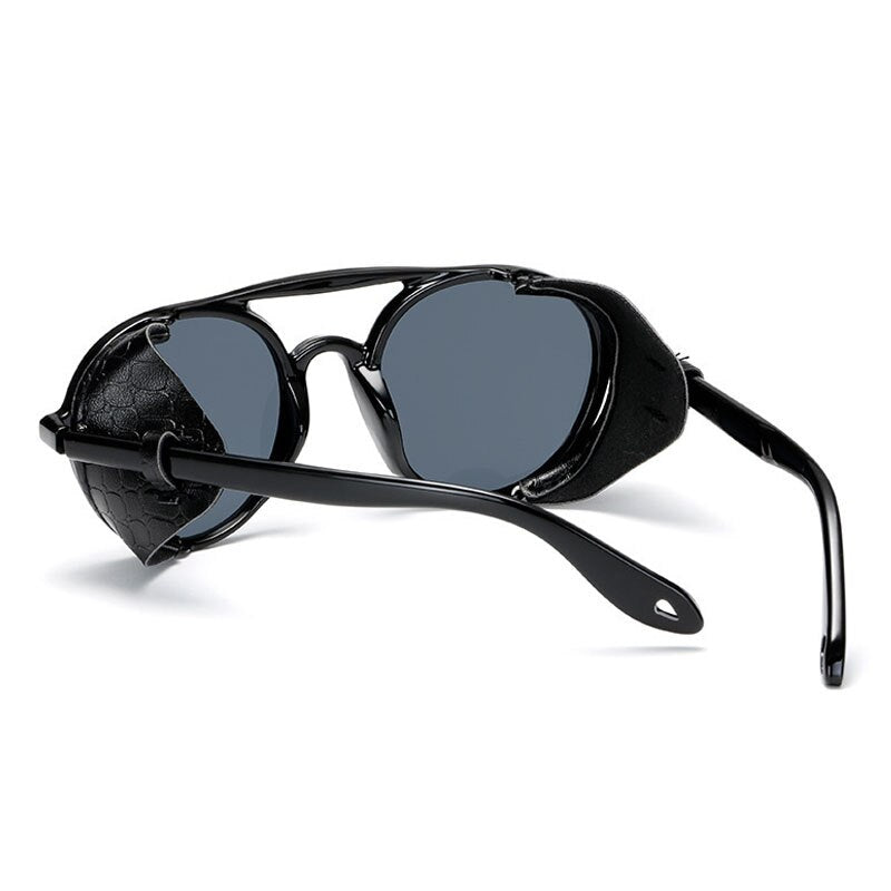 Fashion Sunglasses Brand Design Round Shades Men Women Vintage Punk Sun glasses UV400 Eyewear