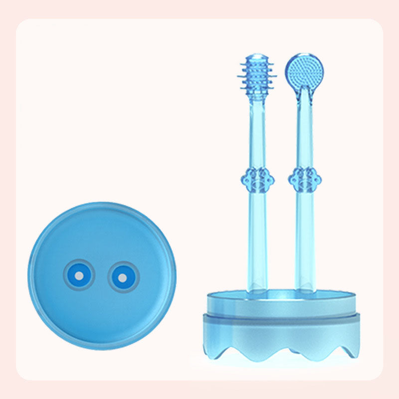 Baby Toothbrush Tongue Coating Baby Teeth Deciduous Teeth Silicone Newborn Early Brush