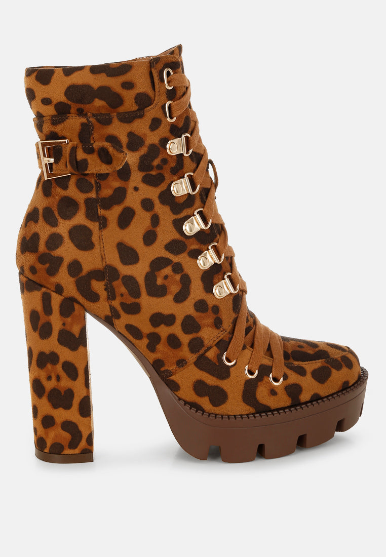 Fremont Leopard Print Chunky Boots