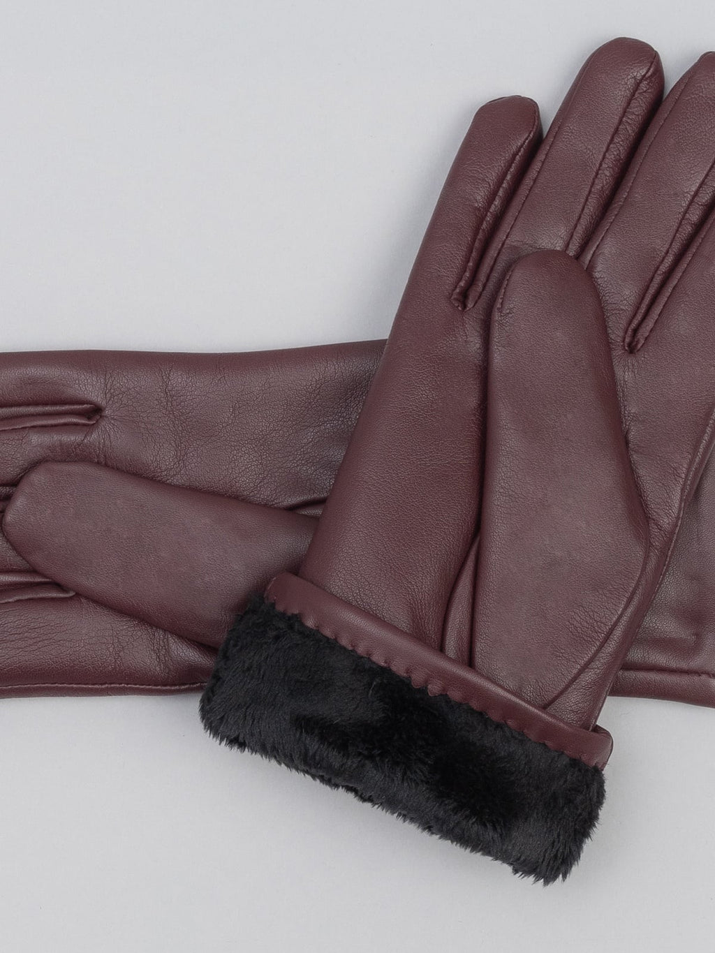 Women's leather gloves-2