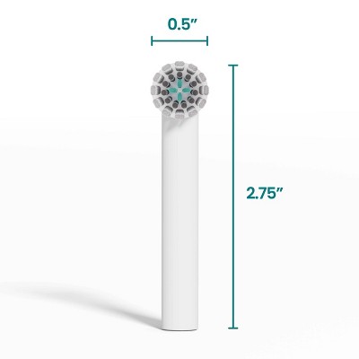 quip Rev Oscillating Brush Head Refill White 2pk - Imperfect Box