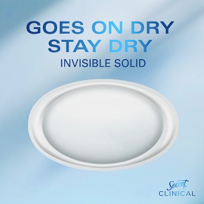 Secret Clinical Invisible Solid Antiperspirant & Deodorant Clean Lavender 2.6oz - Imperfect Box