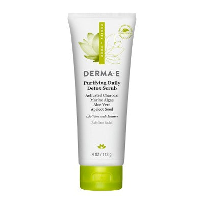 derma e Purifying Day Scrub Unscented 4oz - New