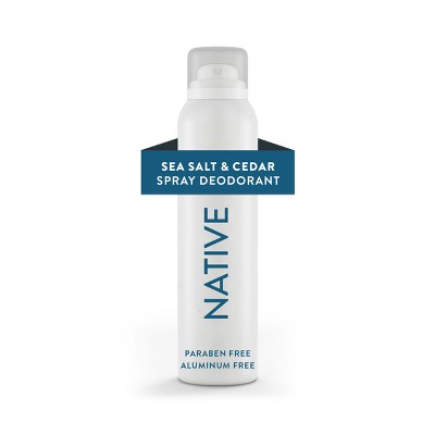 Native Spray Deodorant Sea Salt & Cedar 3.5oz - Imperfect Container
