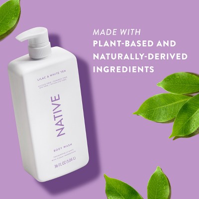 Native Body Wash Lilac & White Tea  36 fl oz - Imperfect Container