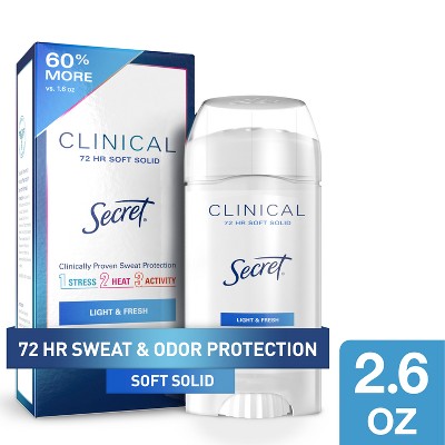 Secret Clinical Strength Solid Antiperspirant & Deodorant 2.6oz - Missing Box