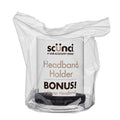 scünci Headband and Hair Accessories Organizer with Bonus Headband Clear 2pcs - New
