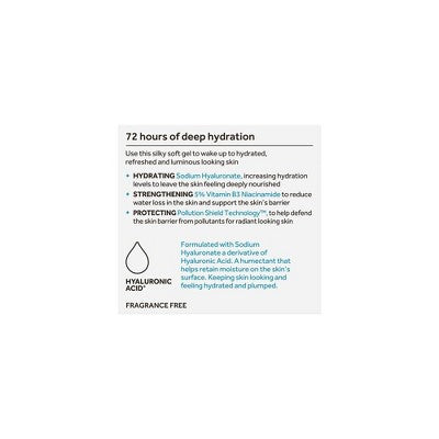 No7 HydraLuminous+ 2% Hyaluronic Acid Night Gel 1.69 fl oz - Imperfect Box