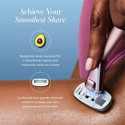 Athena Women's 5 Blade Reusable Razor Kit Stardust - Imperfect Box