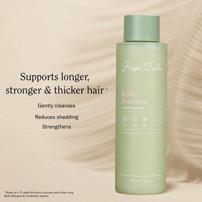 Rizos Curls Biotin Shampoo 10 fl oz - Imperfect Container